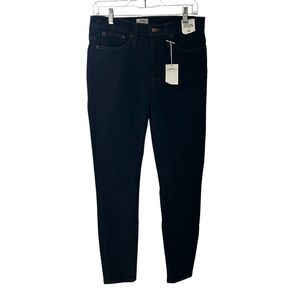 NWT J. Crew Dark Jeans 9" High Rise Toothpick T30